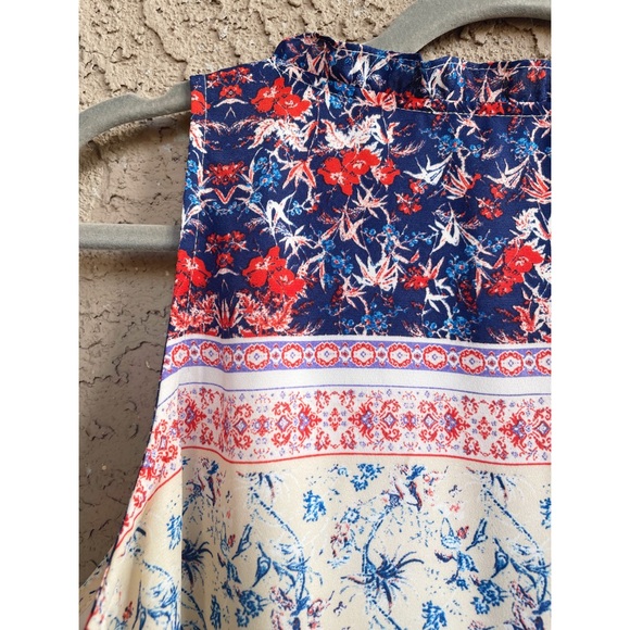 SANCTUARY Boho Floral Printed Tassel Swing Dress - Picture 6 of 6